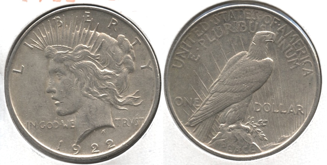 1922 Peace Silver Dollar EF-40 #g