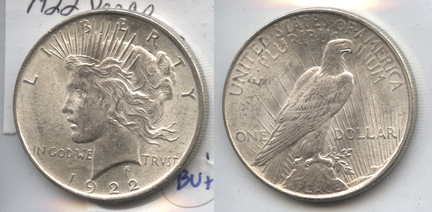 1922 Peace Silver Dollar MS-60