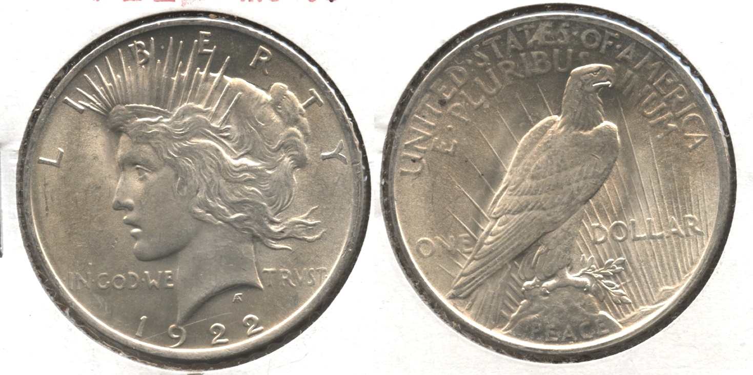 1922 Peace Silver Dollar MS-61
