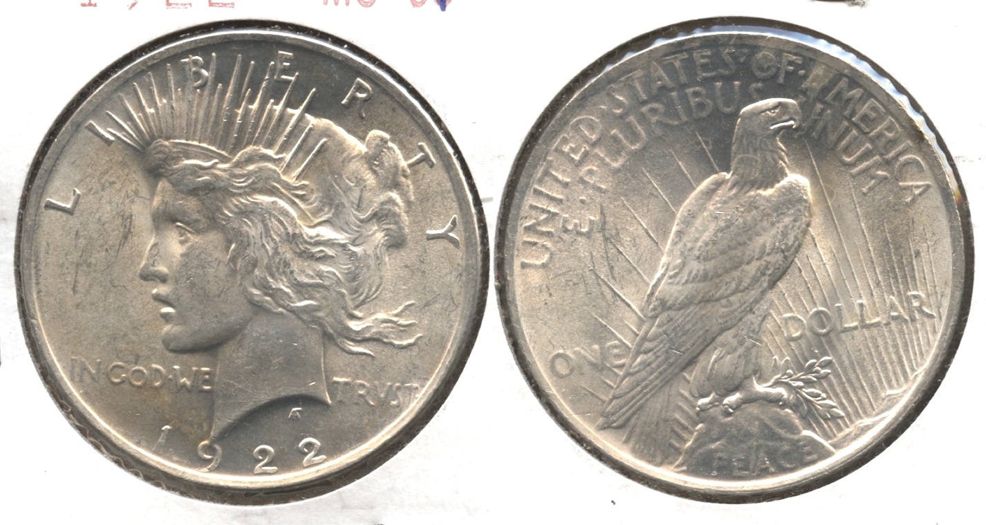1922 Peace Silver Dollar MS-61 #b