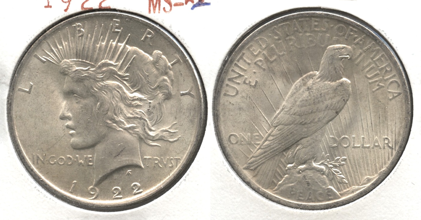 1922 Peace Silver Dollar MS-62 #g