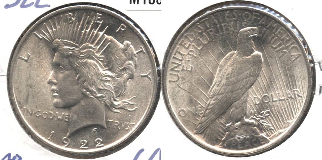 1922 Peace Silver Dollar MS-63 #f