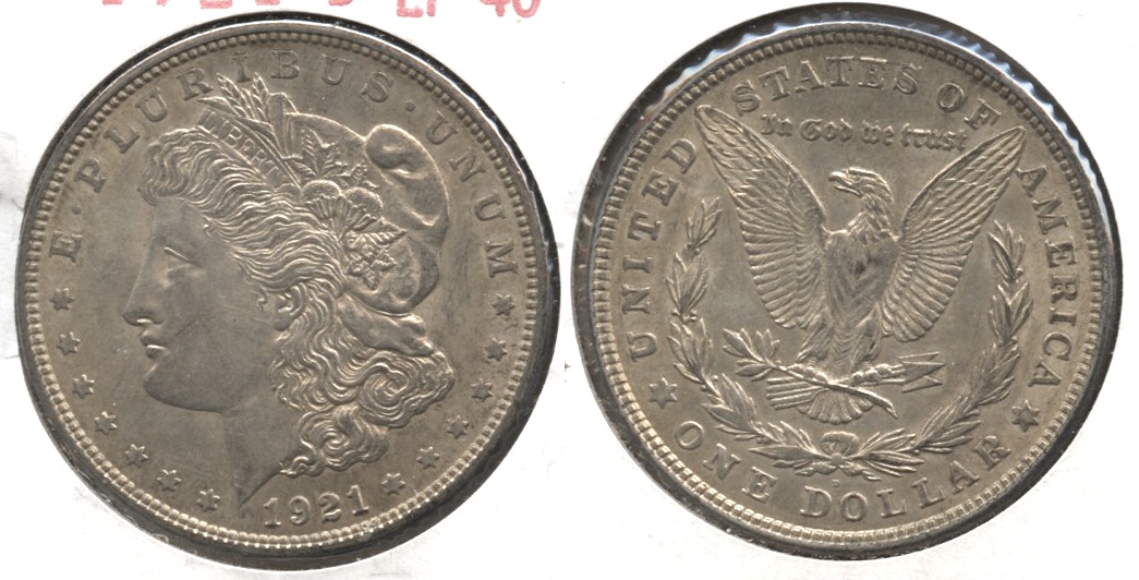 1921-D Morgan Silver Dollar EF-40 #k
