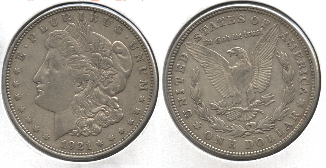 1921-D Morgan Silver Dollar EF-40 #m
