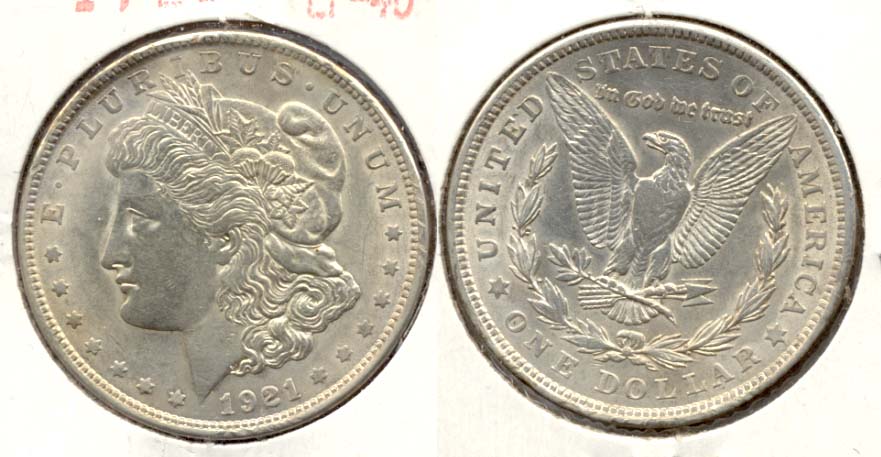1921 Morgan Silver Dollar EF-40 g