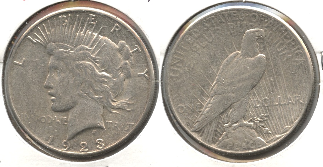 1923-S Peace Silver Dollar Fine-12 #c