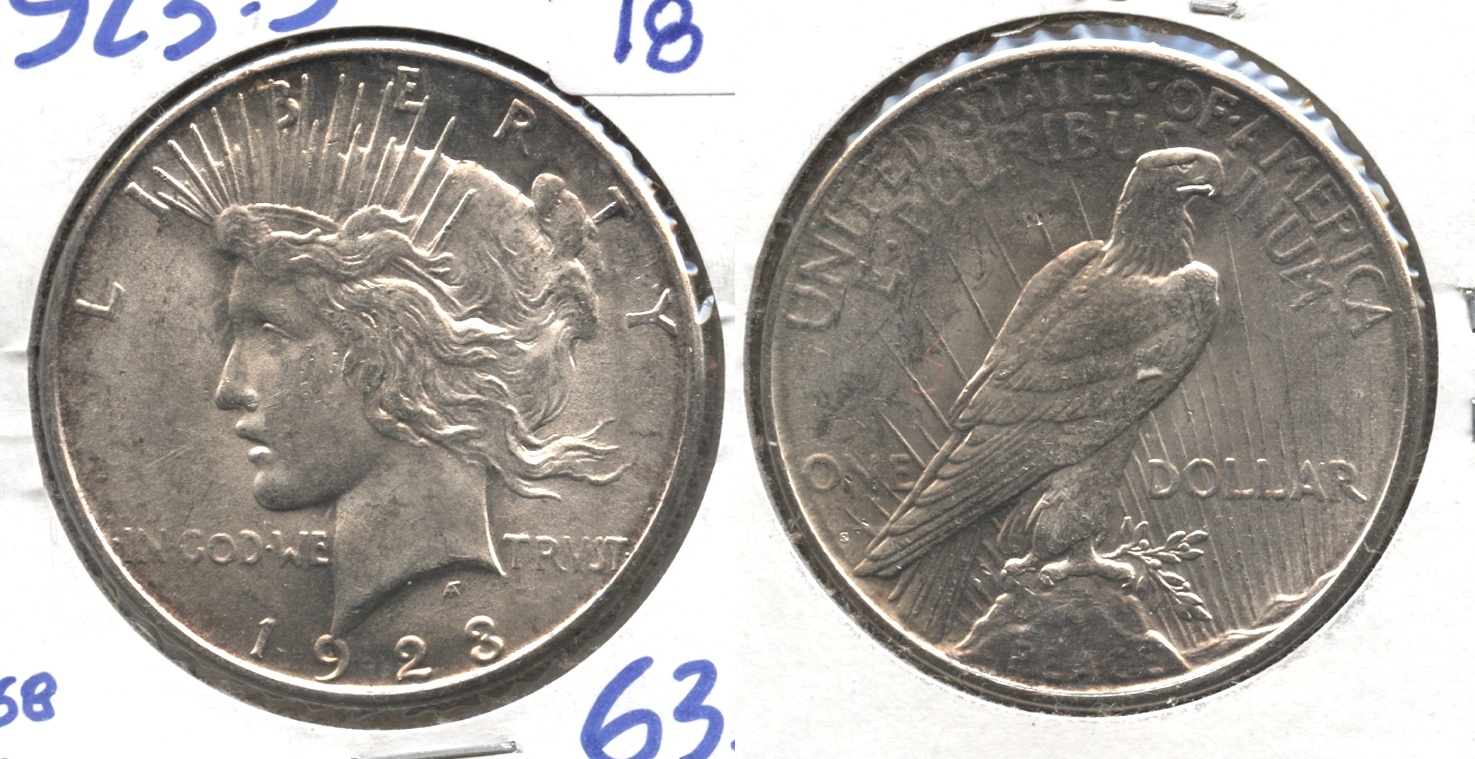1923-S Peace Silver Dollar MS-62 #a