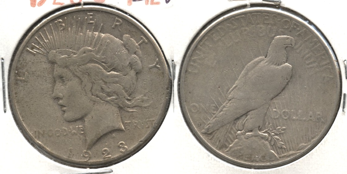 1923-S Peace Silver Dollar VG-8 #c