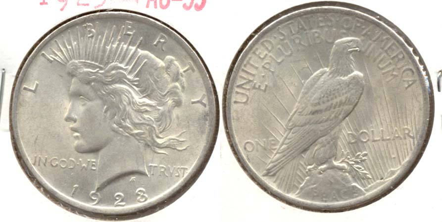 1923 Peace Silver Dollar AU-55 c
