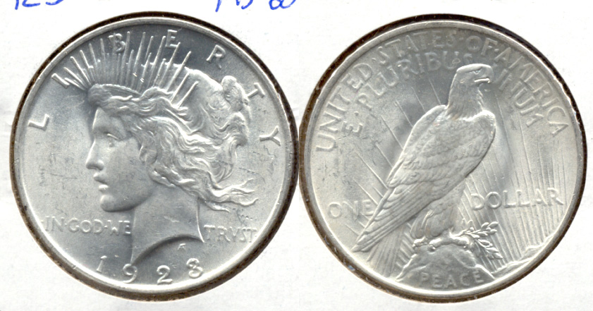 1923 Peace Silver Dollar MS-60 c