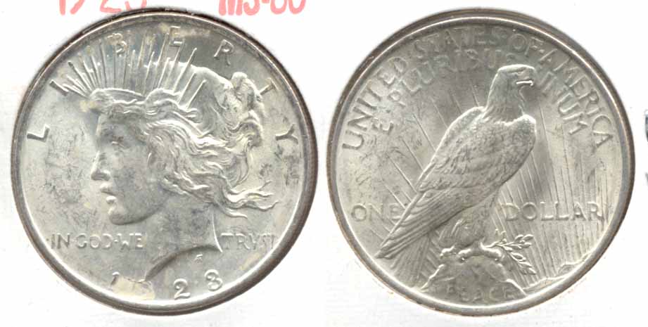 1923 Peace Silver Dollar MS-60 j