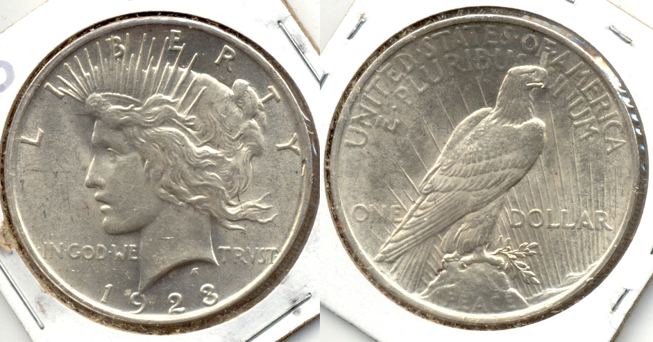 1923 Peace Silver Dollar MS-60 n