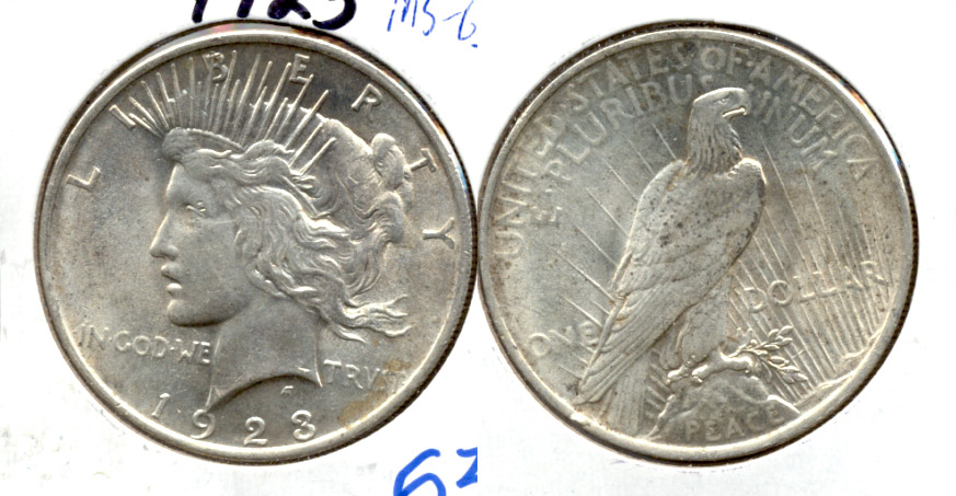 1923 Peace Silver Dollar MS-63 d