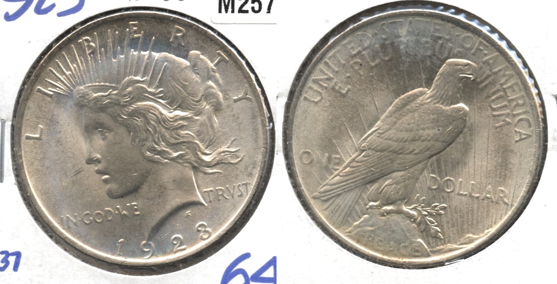 1923 Peace Silver Dollar MS-63 #l