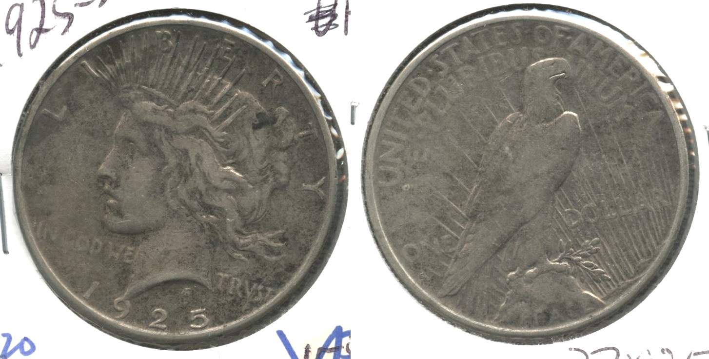1925-S Peace Silver Dollar Fine-12 #g