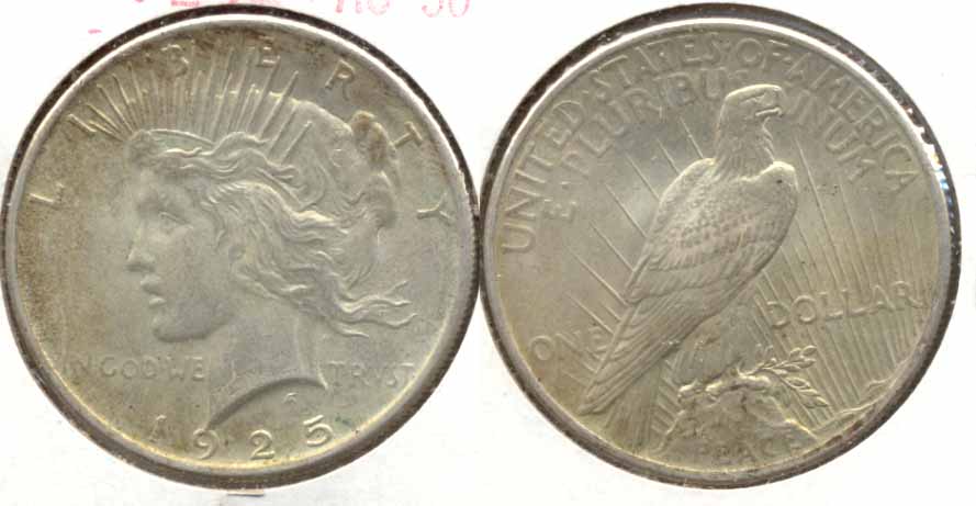 1925 Peace Silver Dollar AU-50 i