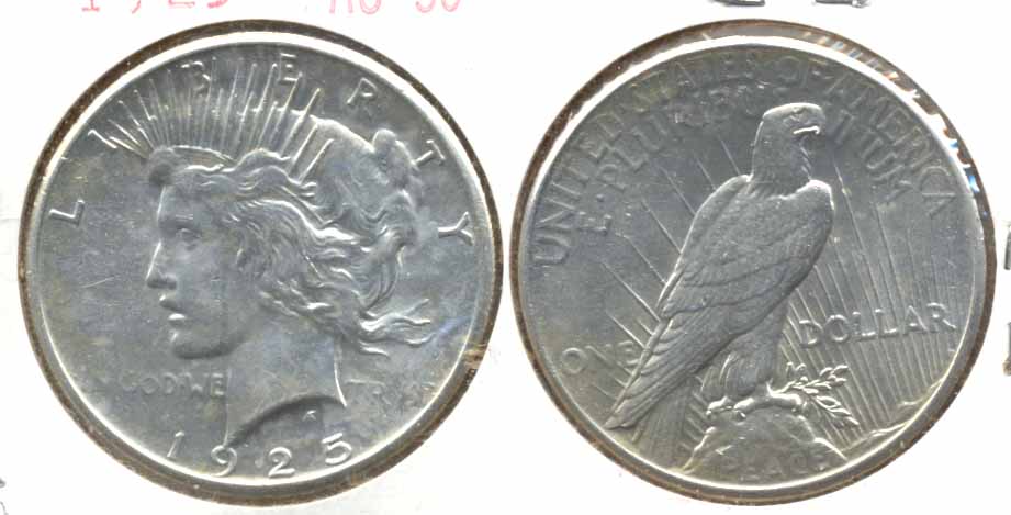 1925 Peace Silver Dollar AU-50 j
