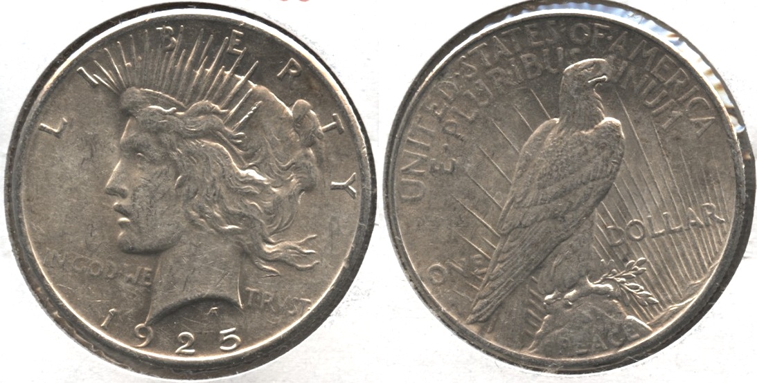 1925 Peace Silver Dollar AU-55 #c
