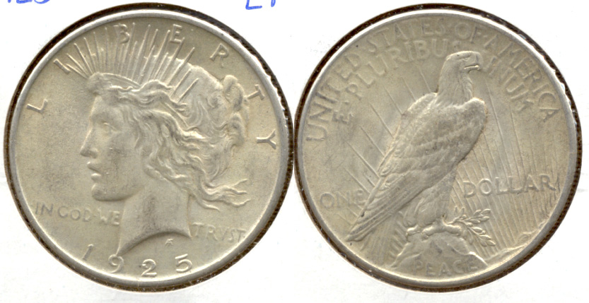 1925 Peace Silver Dollar EF-40