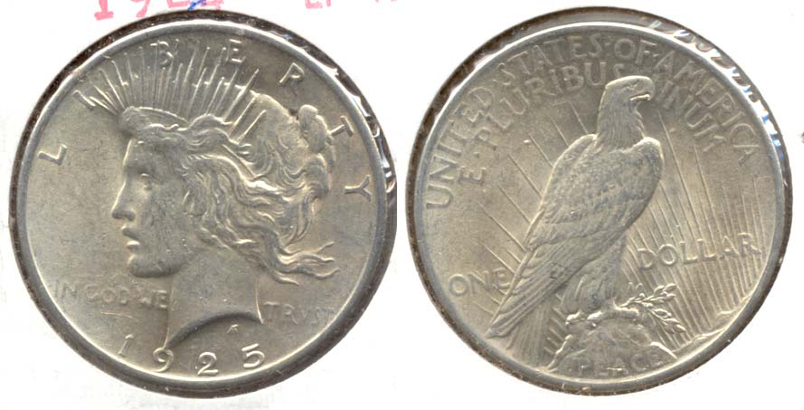 1925 Peace Silver Dollar EF-40 b