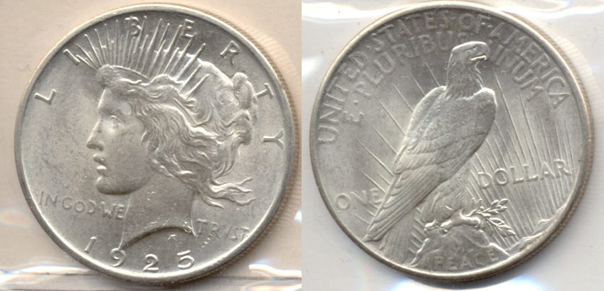 1925 Peace Silver Dollar MS-60