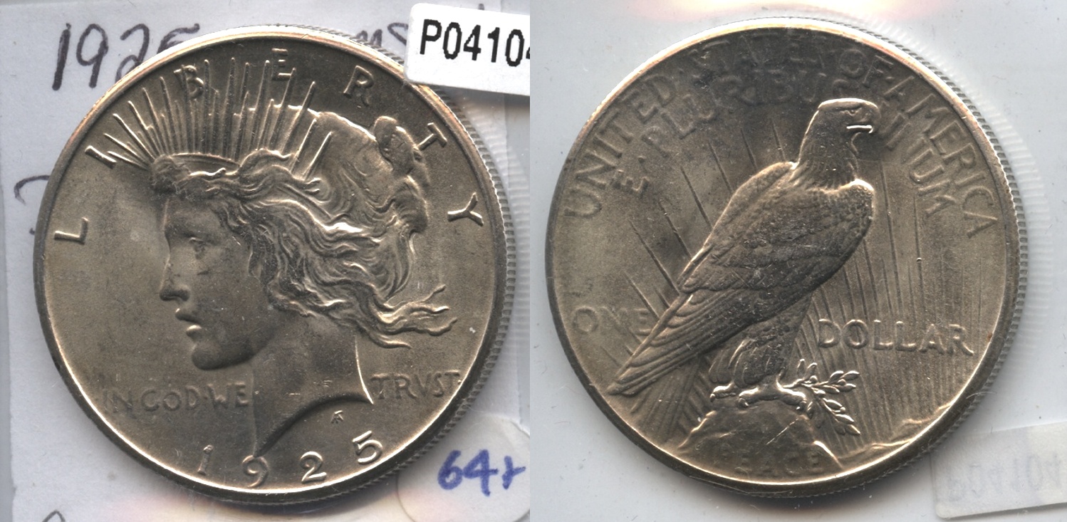 1925 Peace Silver Dollar MS-64 #e