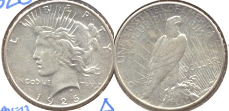 1926-S Peace Silver Dollar AU-50