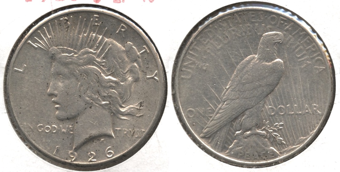 1926-S Peace Silver Dollar EF-40 #d