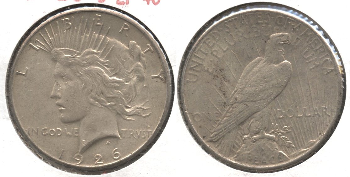 1926-S Peace Silver Dollar EF-40 #e