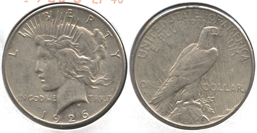 1926-S Peace Silver Dollar EF-40 #k