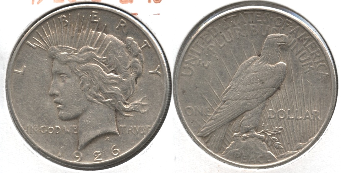 1926-S Peace Silver Dollar EF-40 #m