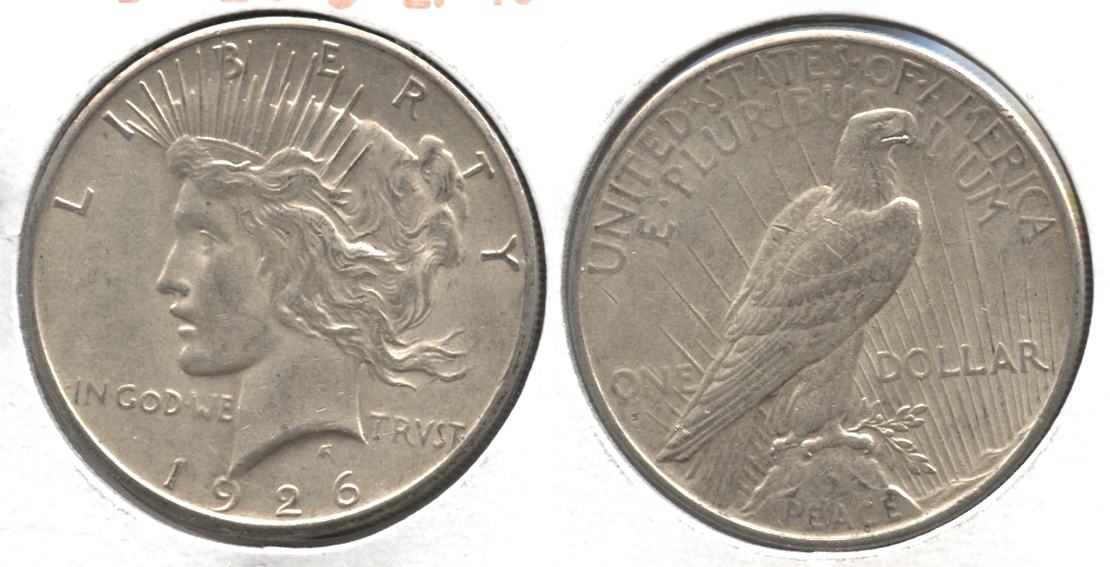 1926-S Peace Silver Dollar EF-40 #s