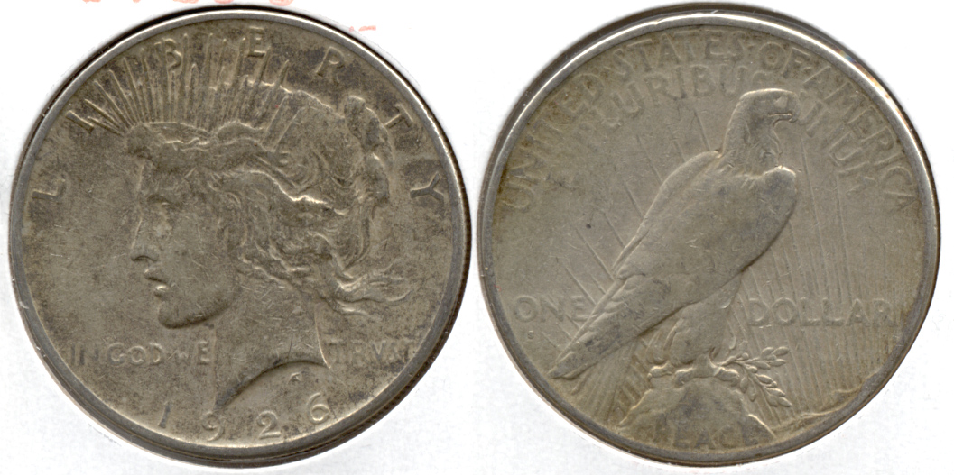 1926-S Peace Silver Dollar Fine-12 m