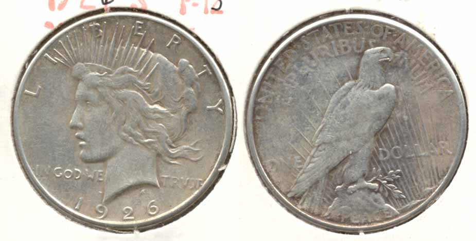 1926-S Peace Silver Dollar Fine-15