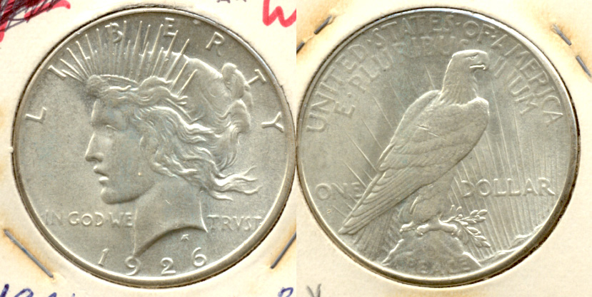 1926-S Peace Silver Dollar MS-60 a