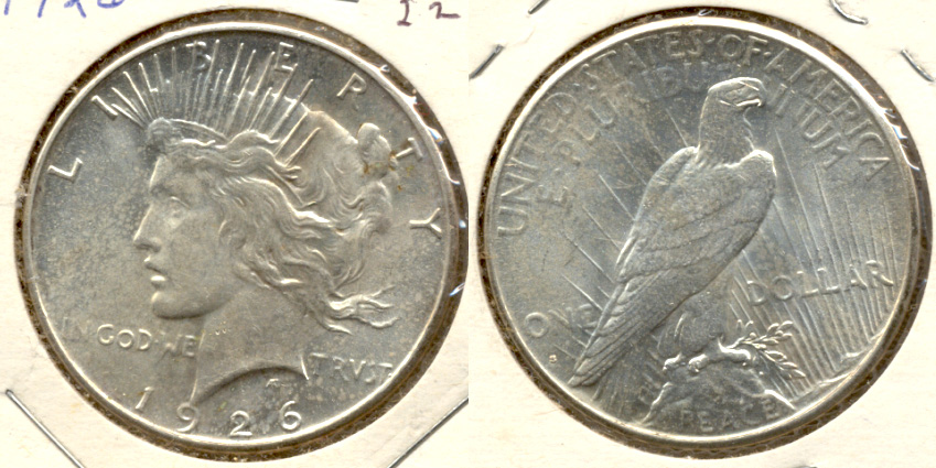 1926-S Peace Silver Dollar MS-60 b