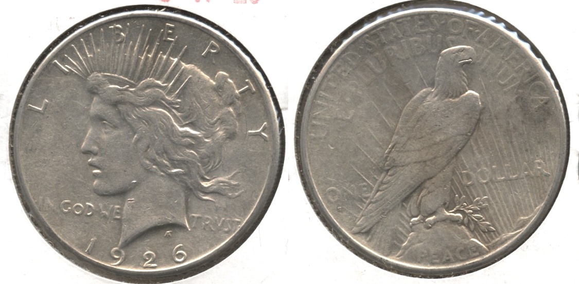 1926-S Peace Silver Dollar VF-20 #ae