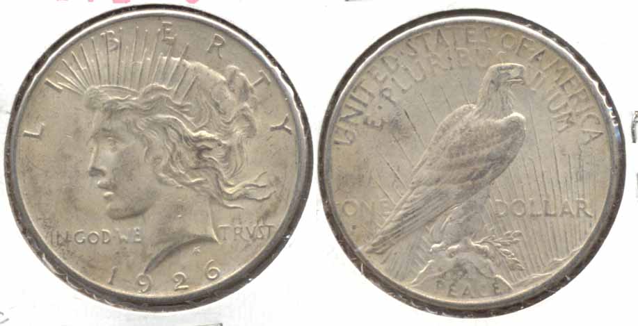 1926-S Peace Silver Dollar VF-20 f