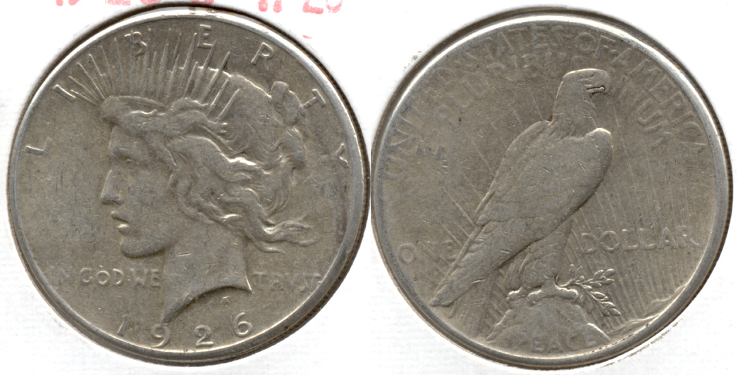 1926-S Peace Silver Dollar VF-20 l