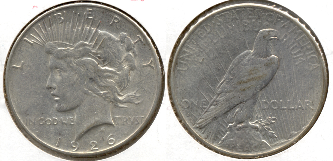 1926-S Peace Silver Dollar VF-20 t