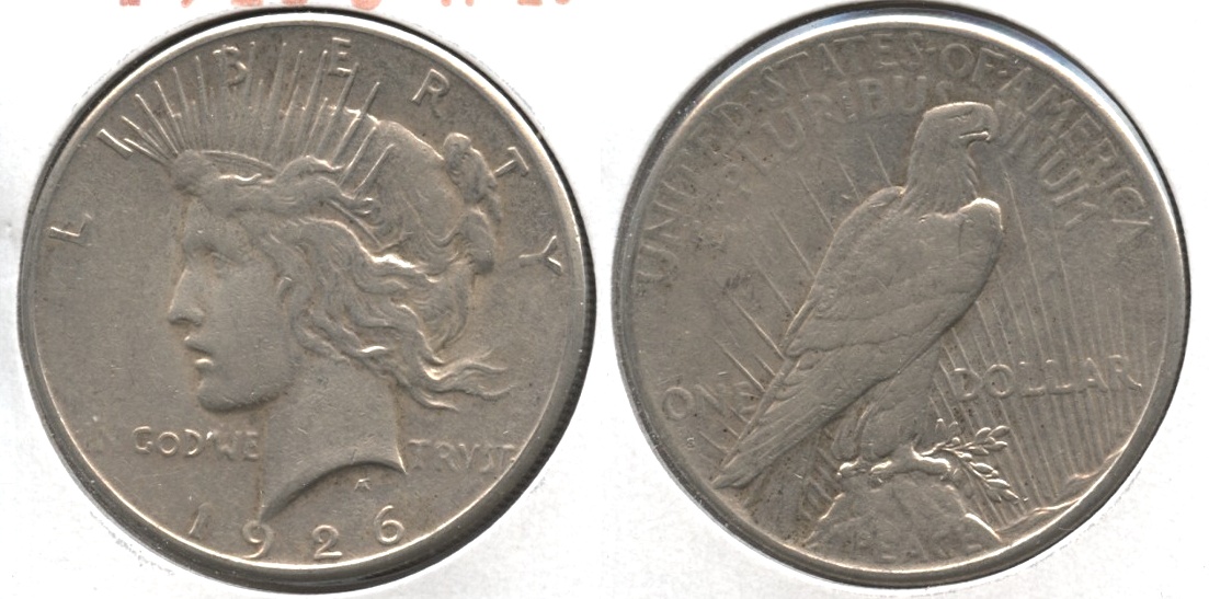 1926-S Peace Silver Dollar VF-20 #y