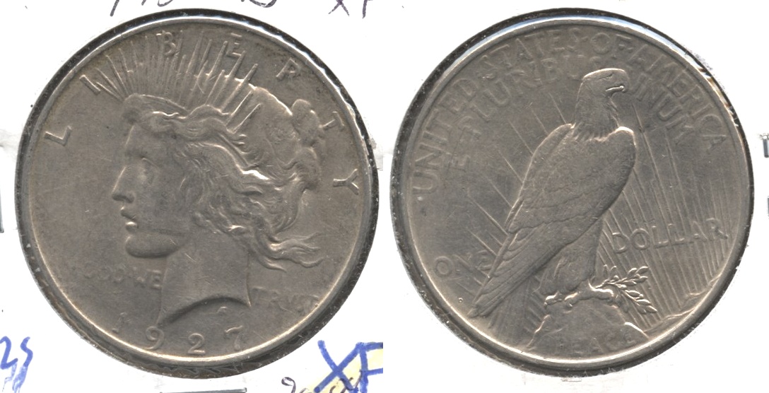 1927-D Peace Silver Dollar EF-40 #b