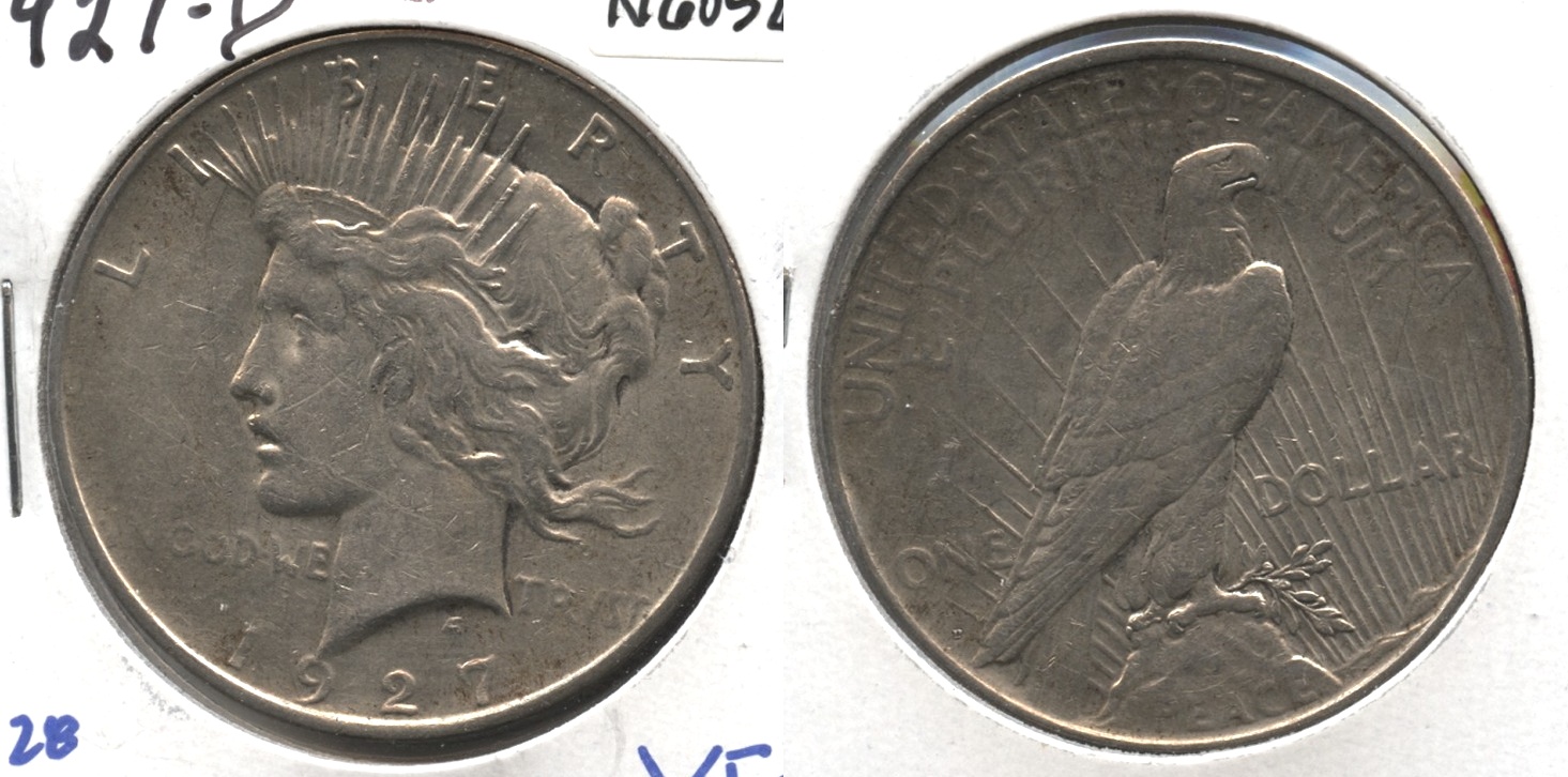 1927-D Peace Silver Dollar EF-40 #e