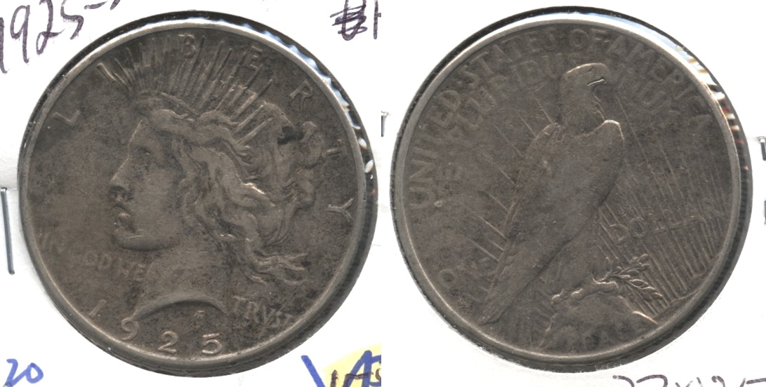 1927-D Peace Silver Dollar Fine-12 #e