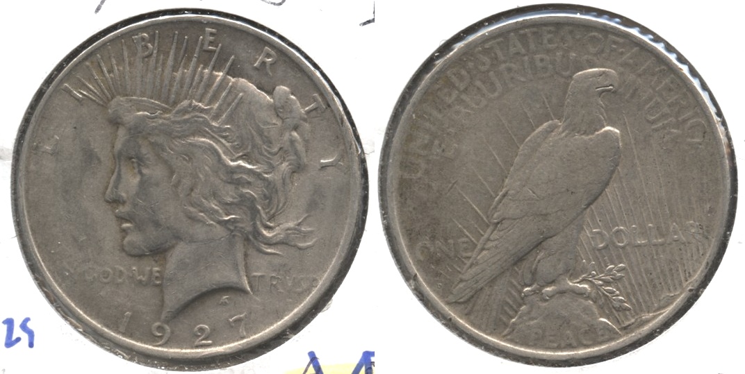 1927-D Peace Silver Dollar VF-20 #d