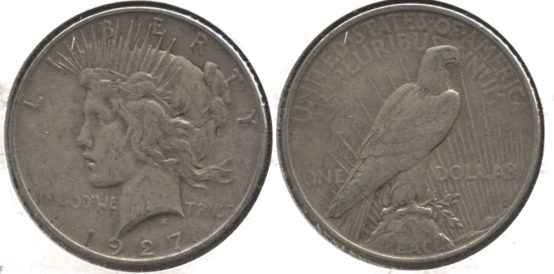 1927-D Peace Silver Dollar VF-20 #j