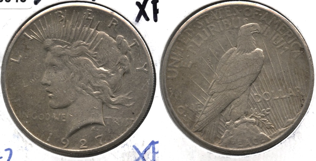 1927 Peace Silver Dollar EF-40
