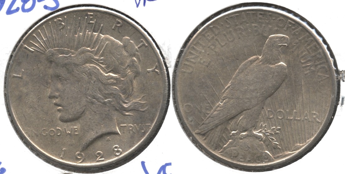 1928-S Peace Silver Dollar VF-20 #i