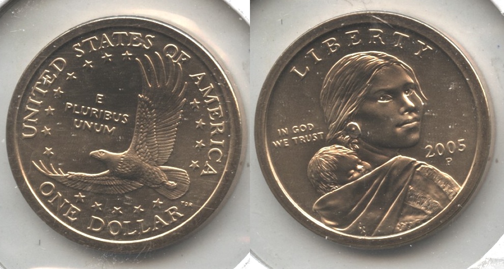 2005-P Sacagawea Dollar Mint Set Satin Finish
