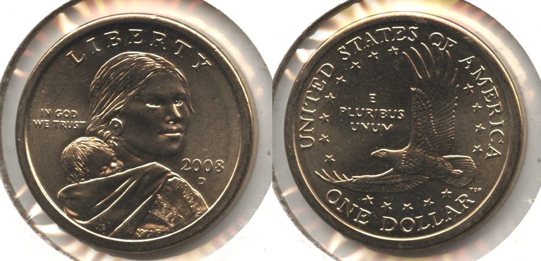 2008-D Sacagawea Dollar Mint State
